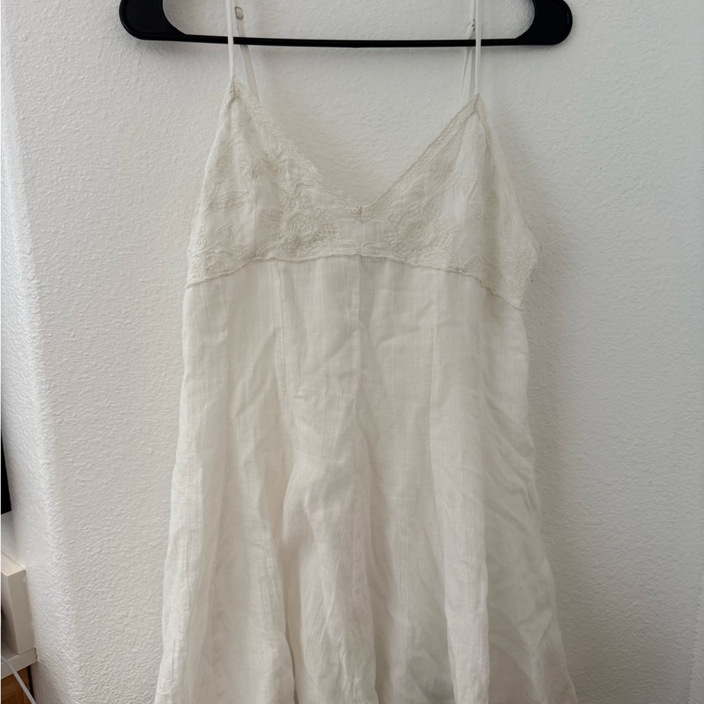 Zara Cream Lace Mini Dress